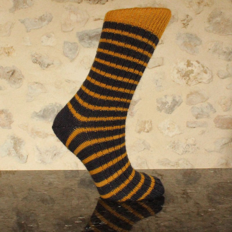 Lot De 6 Paires Chaussettes Laine Angora Homme - Taille 40/46, Marron, Marque Clazzy