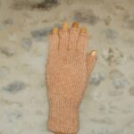 Mitaines en laine mohair et soie