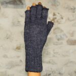 Mitaines en laine mohair et soie