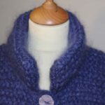 Veste en mohair de chevreau VANNERIE