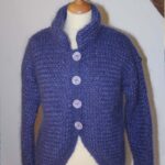 Veste en mohair de chevreau VANNERIE