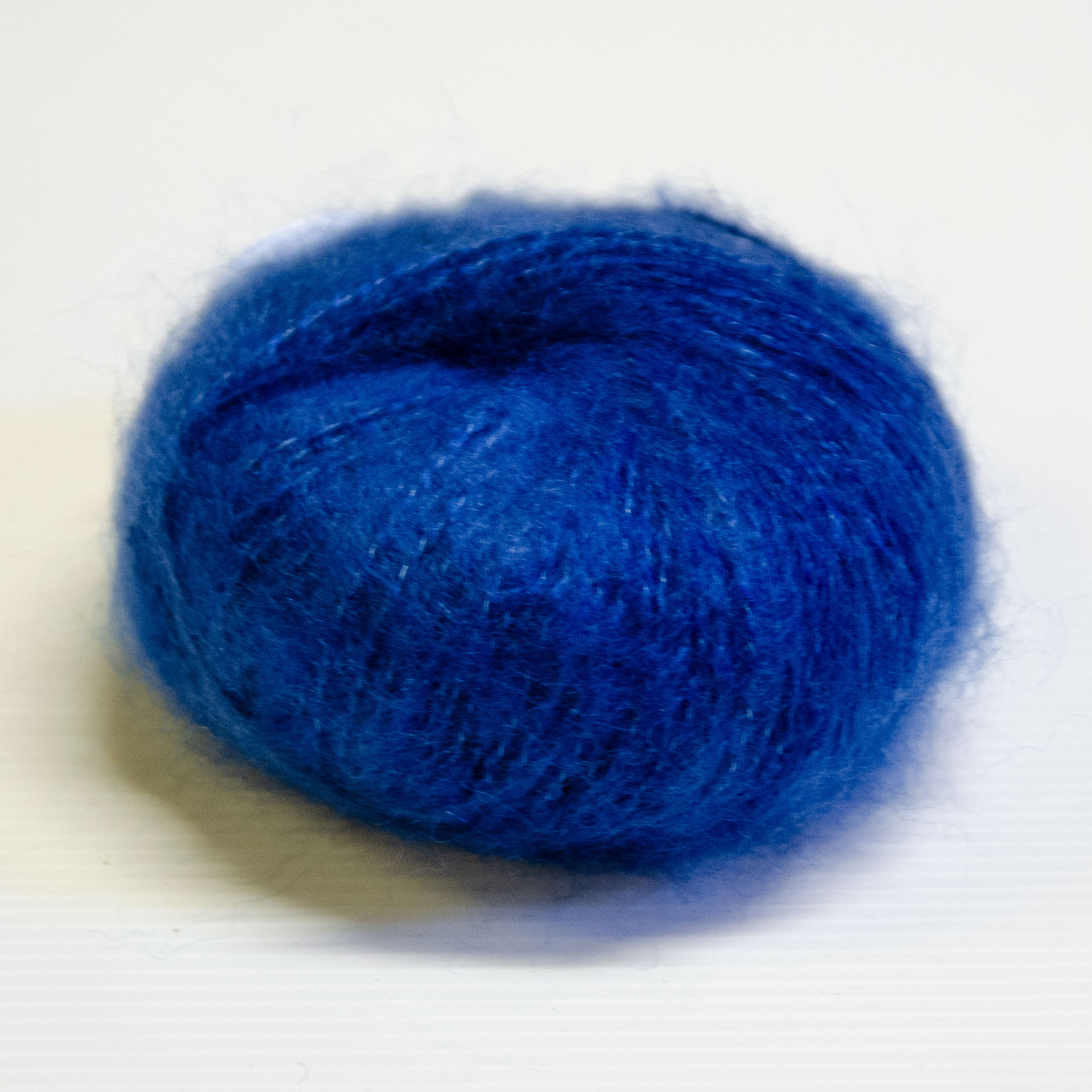 Lot De 10 Pelotes De Laine Kid Mohair - Bleu Marine - Fabriqué En Italie | Laine Pour Tricot Créatif
