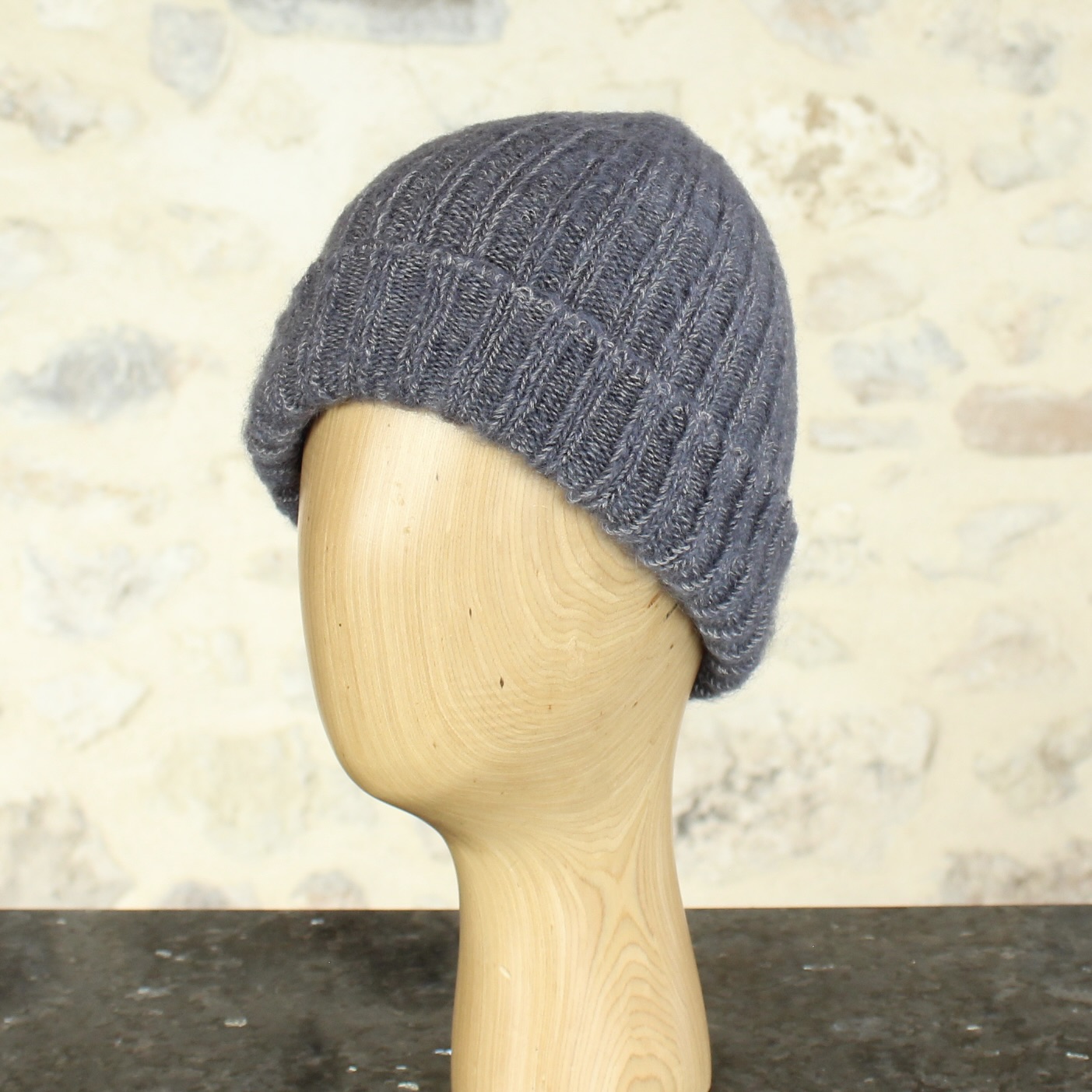 Bonnet En Tricot Noir Avec Laine Mohair Bobbie & Bob - Taille Unique - Neuf Avec étiquettes